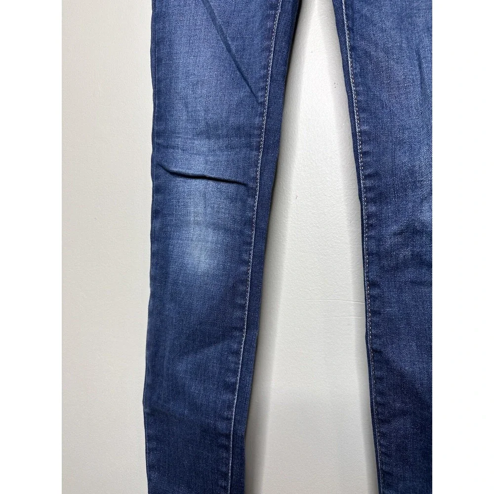 Pilcro Anthropologie‎ Jeans 26 Blue High-Rise Skinny Denim Cotton Stretch